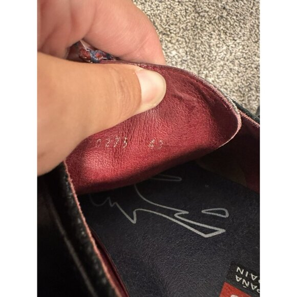 Fluchos Men’s Oxford Derby Shoes Blue Red Size 43 - Picture 8 of 8